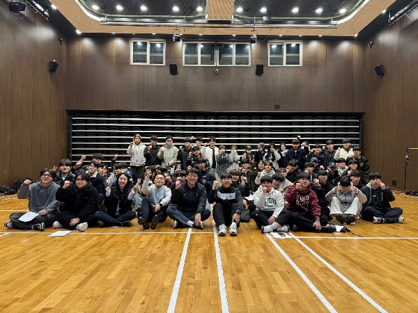 두원공대 스포츠재활과 1,2학년 대면식 및 학생회 임원, 동아리 회장 임 대표이미지